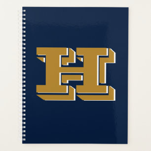 Navy and Gold School Pride Color Style Monogram Planner