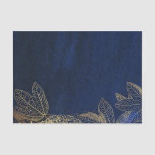 Navy and Gold Tissue Paper