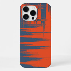 Navy and Orange iPhone 16 Pro Max Case