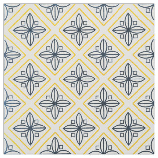 Navy and Sunshine Fabric
