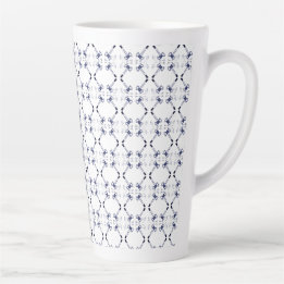Navy and White Gavels lawyer advocate Latte Mugs