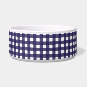 Navy and White Gingham