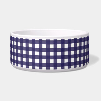 Navy and White Gingham