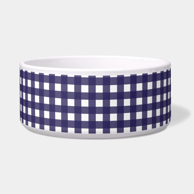 Navy and White Gingham (Front)