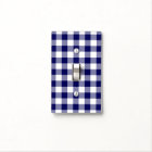 Navy and White Gingham Pattern