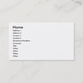 Navy and White Pinstripe Business Card
