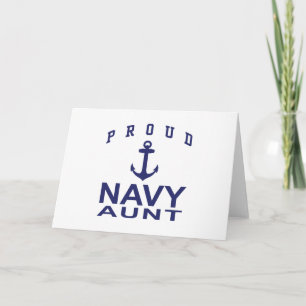 Navy Aunt Card
