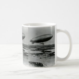 Navy B-class blimp flying over the Chatham Naval Coffee Mug