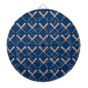 Navy Baseball Bat Dartboard