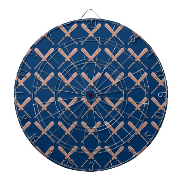 Navy Baseball Bat Dartboard (Front)