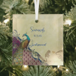 Navy & Berry Berry Elegant Damask Peacock Wedding Glass Tree Decoration<br><div class="desc">Navy and Berry Berry Elegant Damask Peacock Wedding Invitations


 








 


  





 


 


 













 


 Engagement,  Anniversary,  Wedding Your Photo Wrapped Canvas Photos</div>