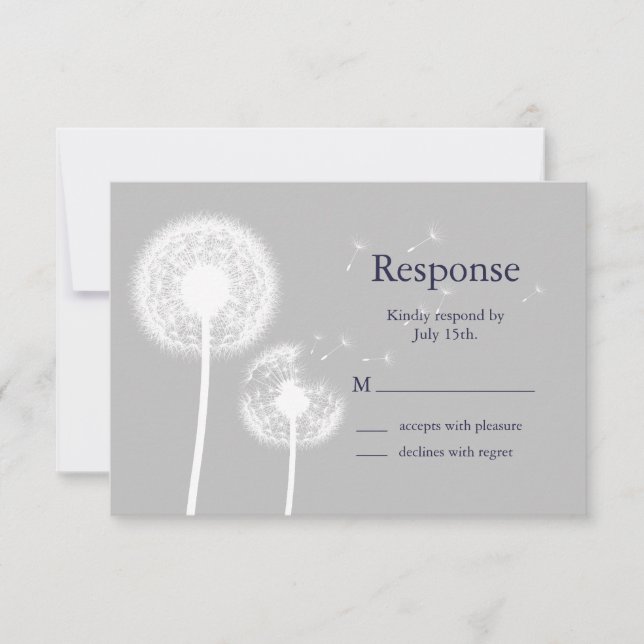 Navy Best Wishes! RSVP (Front)