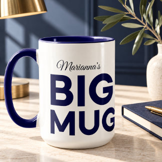 Navy Big Mug | Huge Mug | Script Custom Name