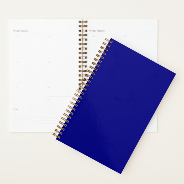 Navy Blue 5.5" x 8.5" Planner for Home or Office (Display)