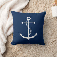Navy Blue Anchor
