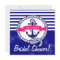 Navy Blue Anchor Nautical Bridal Shower Invitation