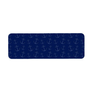 Navy blue anchors