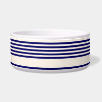 Navy blue and beige five stripes pattern