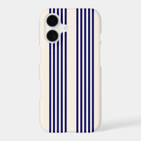Navy blue and beige five stripes pattern