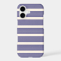 Navy blue and beige five stripes pattern