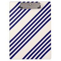 Navy blue and beige five stripes pattern