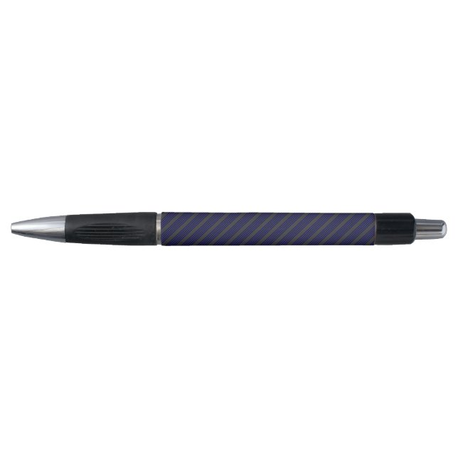 Navy blue and charcoal five stripes pattern (Front)