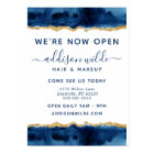 Navy Blue And Gold Watercolor Business