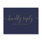 Navy Blue And Gold Wedding Song Request RSVP