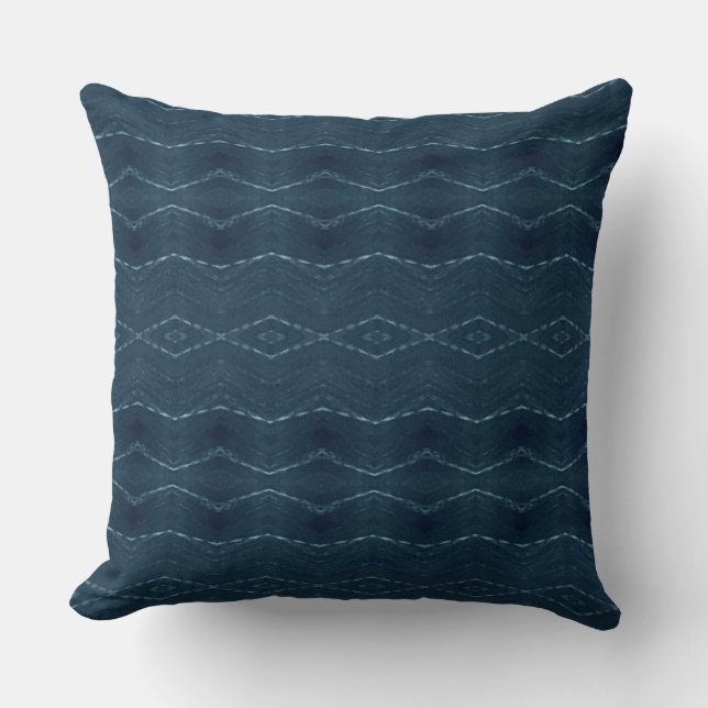 Navy Blue And Gray Cushion (Front)