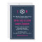 Navy Blue and Hot Pink Nautical Monogram Wedding