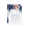 Navy Blue and Mauve Watercolor Floral Wedding