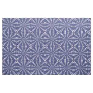 Navy Blue and Pink Bold Geo Kaleidoscope Fabric