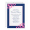 Navy Blue and Pink Flourish Swirls Bridal Shower