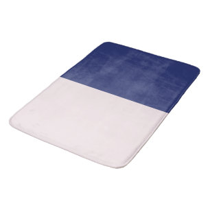 Navy Blue and Pink Vertical Colour Blocks Bath Mat