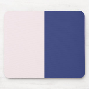 Navy Blue and Pink Vertical Colour Blocks Mouse Mat