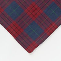 Navy Blue and Red Plaid Robinson Tartan