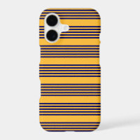 Navy blue and sunny yellow five stripes pattern