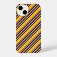 Navy blue and sunny yellow five stripes pattern