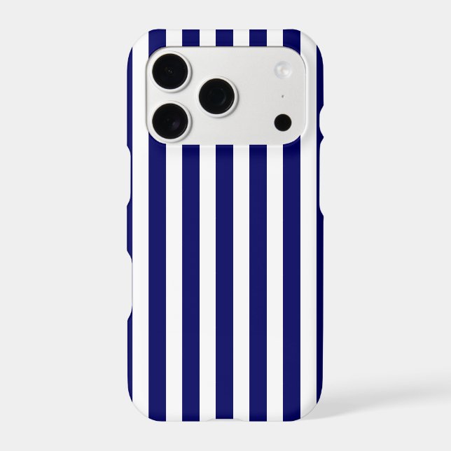 Navy blue and white candy stripes (Back)