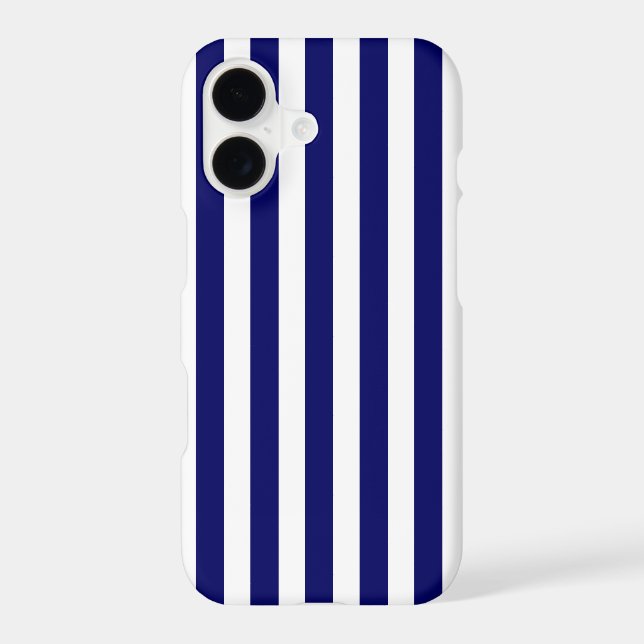 Navy blue and white candy stripes (Back)