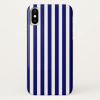 Navy blue and white candy stripes
