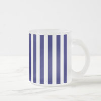 Navy blue and white candy stripes