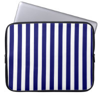 Navy blue and white candy stripes