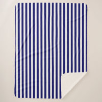 Navy blue and white candy stripes