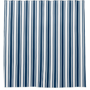 Navy And White Stripe Shower Curtains Zazzle Co Uk Navy And White Stripe Shower Curtains, Navy And White Striped Curtains Uk
