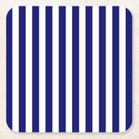 Navy blue and white candy stripes