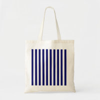 Navy blue and white candy stripes