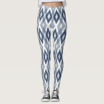 Navy Blue and White Grunge Harlequin Pattern Leggings<br><div class="desc">Stylish,  rustic and unique leggings featuring navy blue and white grunge harlequin pattern. Othe colours are available.</div>