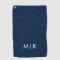 Navy Blue and White | Modern Monogram