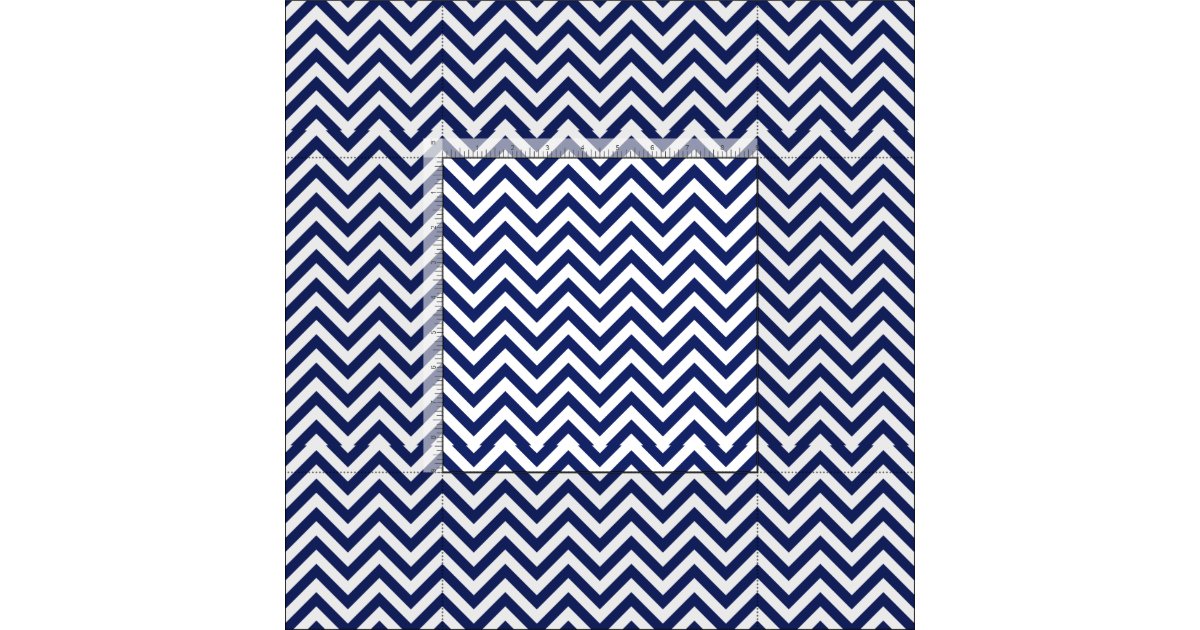 Navy Blue and White Zigzag Stripes Chevron Pattern Fabric Zazzle.co.uk